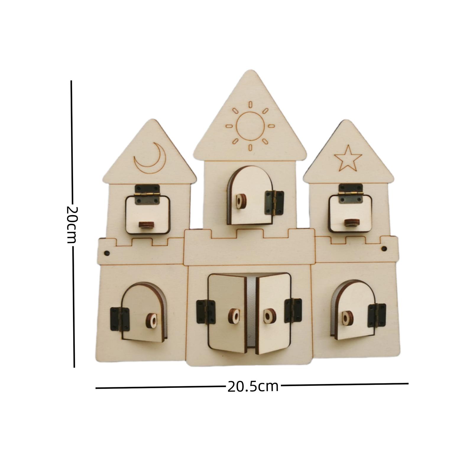 Pannello sensoriale in legno f - Montessori Wooden Busy Board Toddler recensione e prezzo
