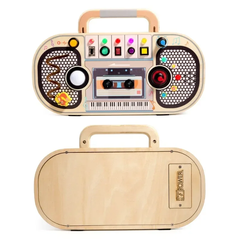 Giochi Montessori per bambini  - Montessori Wooden Busy Board Toddler recensione e prezzo