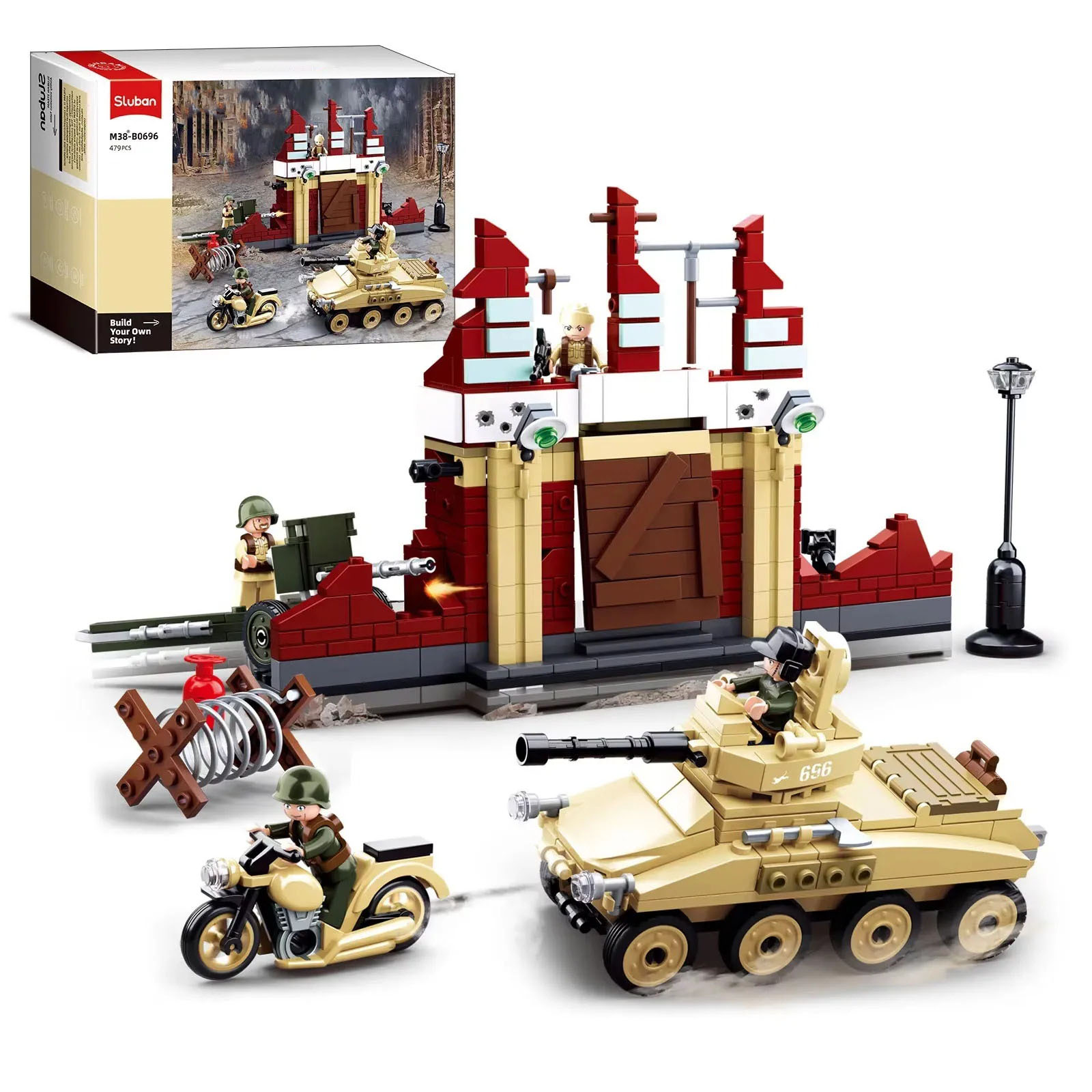Set di 479 Pezzi di Blocchi da - Lego Compatible Military Tank recensione e prezzo